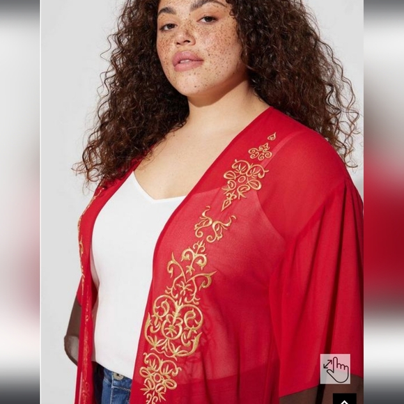 Torrid Star Wars Queen Amidala Chiffon Kimono, size 2. New and never worn! - Picture 5 of 8